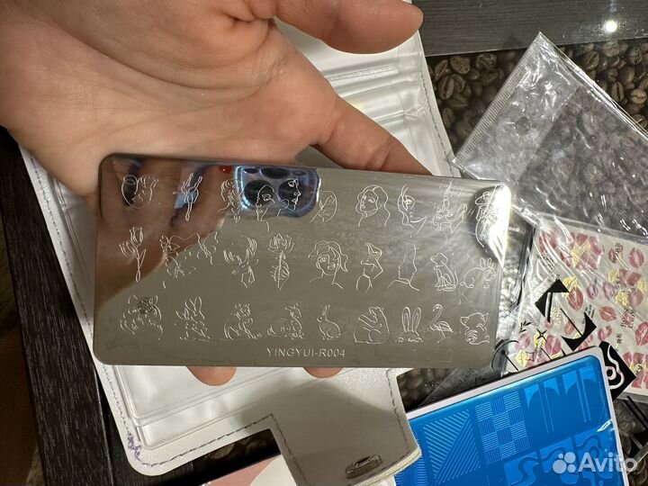 Набор для дизайна ногтей (стемпинг, наклейки)