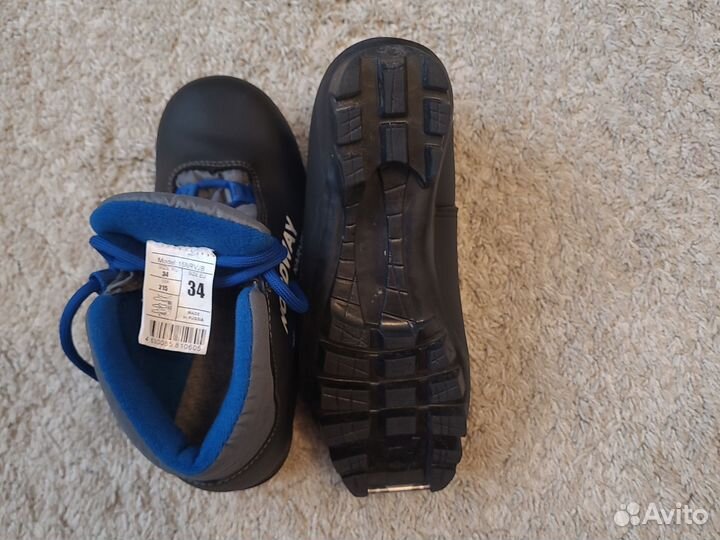 Лыжные ботинки 34 размера