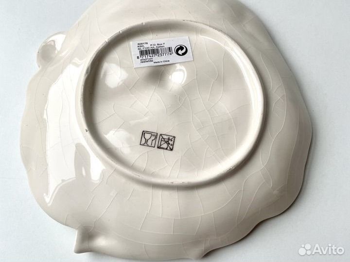 Новогодняя тарелка дед мороз