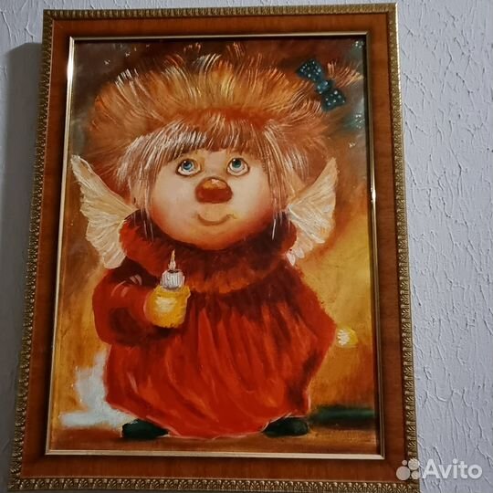 Подарок. Картины в детскую.Ангелочки.Мультяшки