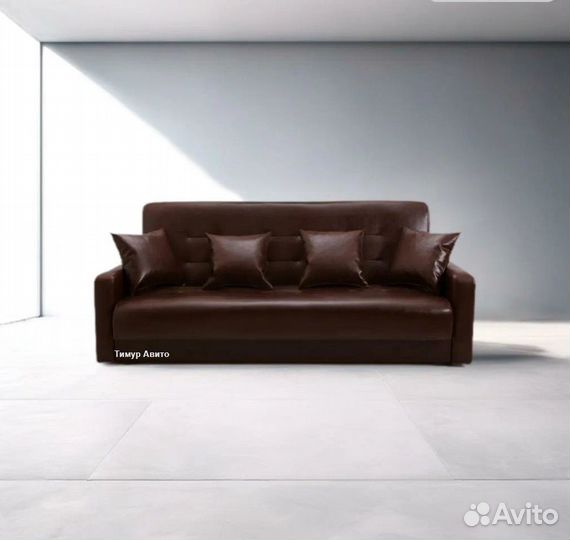 Диван книжка Аккорд 120 коричневый