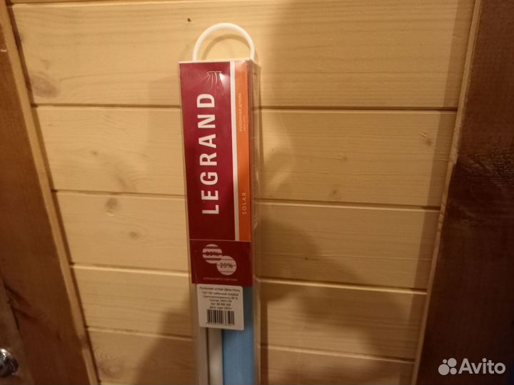 Рулонная штора 120х160 голубая Legrand