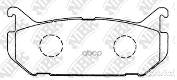 Комплект тормозных колодок, диско eunos 500 сед