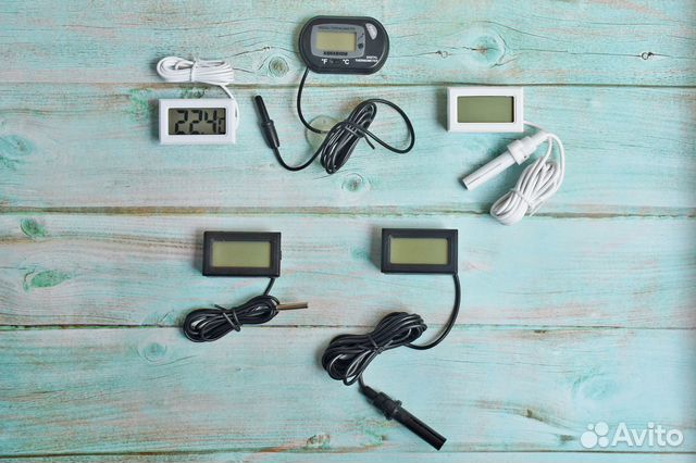 Цифровой термометр гигрометр с датчиком (новые)