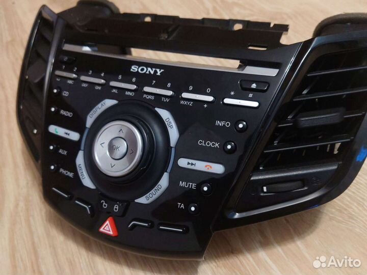 Sony Ford Fiesta mk6 магнитола