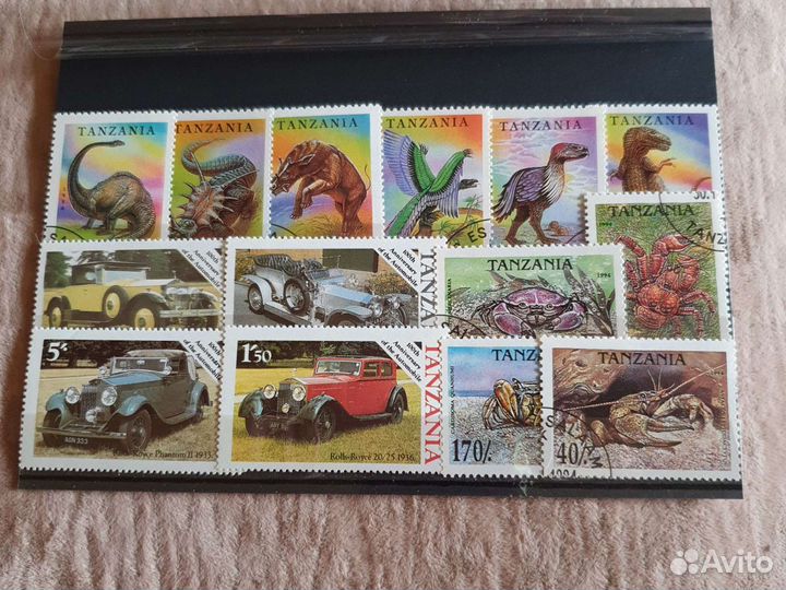 Марки почтовые Танзания