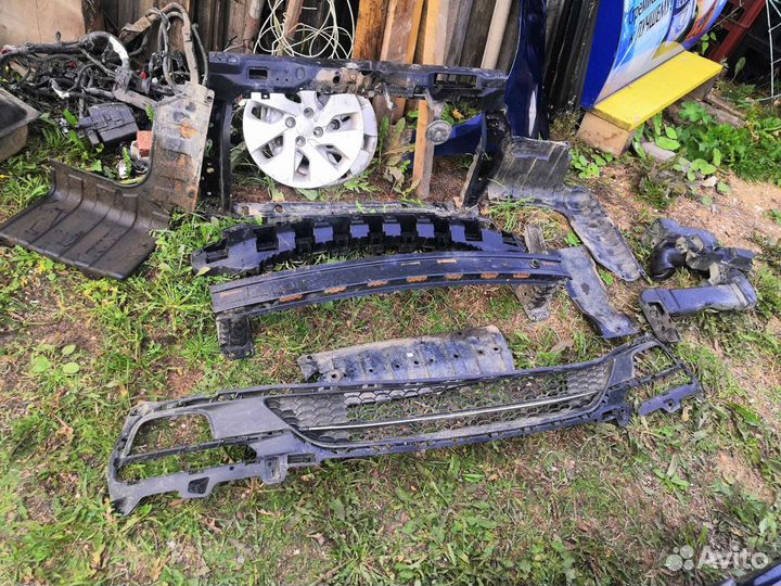 Решетка бампера переднего kia rio 3 рестайлинг