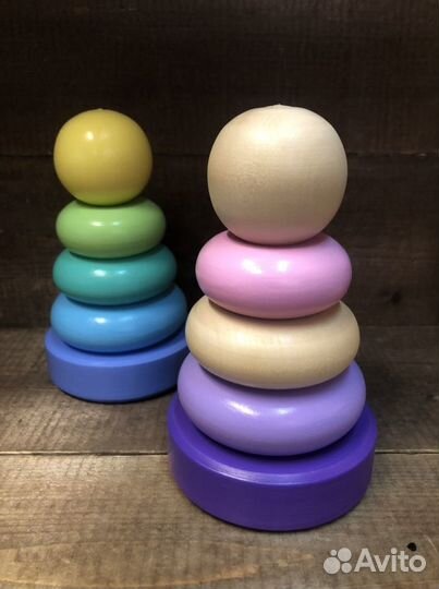 Деревянная пирамидка