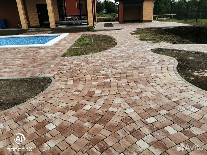 Тротуарная плитка Брусчатка