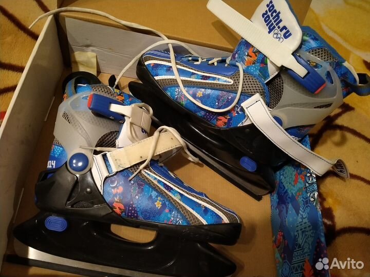 Коньки детские раздвижные 34 37