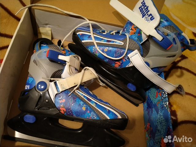 Коньки детские раздвижные 34 37