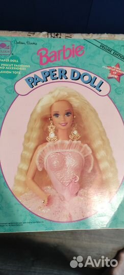 Барби 90х вырезная кукла