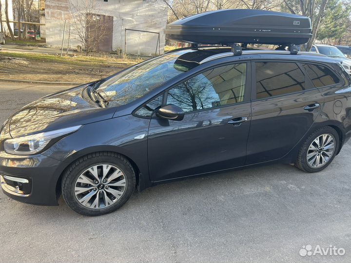 Автобагажник turtle AIR 2 Black для Kia Ceed SW