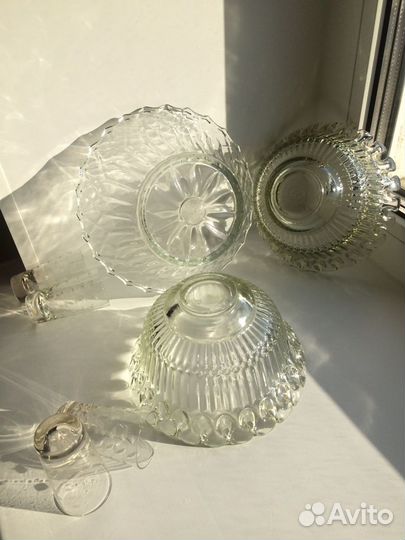 Хрусталь СССР(салатники,конфетницы,стопки)