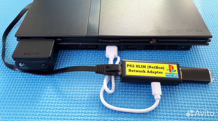 PS2 slim Network Adapter NetBox fmcb smb