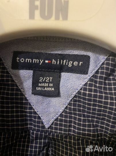 Tommy hilfiger рубашка детская