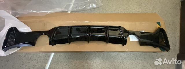 Задний диффузор под 2ой выхлоп BMW 4