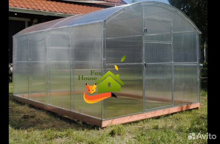 Теплица 3 на 4 двойной каркас