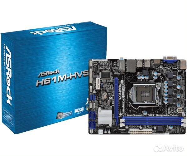 Asrock H61M-HVS сокет 1155