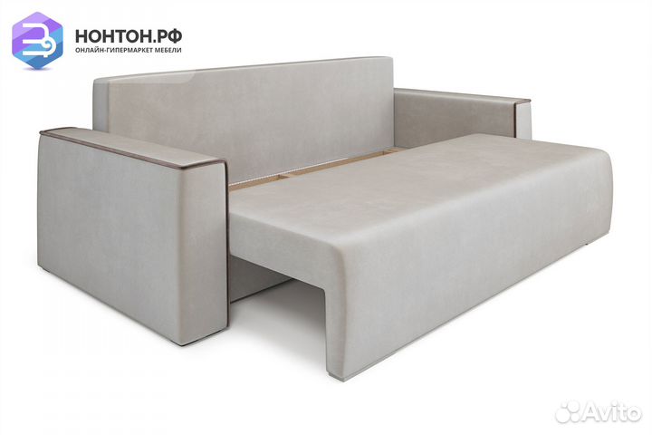 Диван еврокнижка Манхэттен бежевый