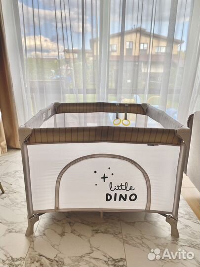 Детский манеж babyton circus grey