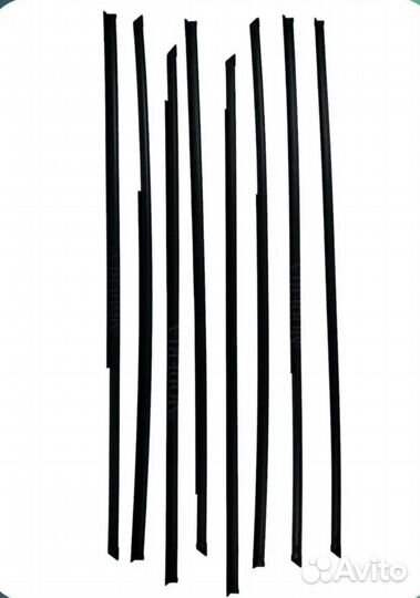 Уплотнитель дверных стекол ваз 2105, 2107