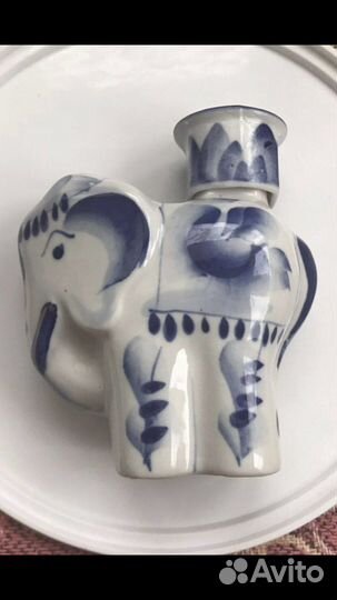 Графин слон гжель
