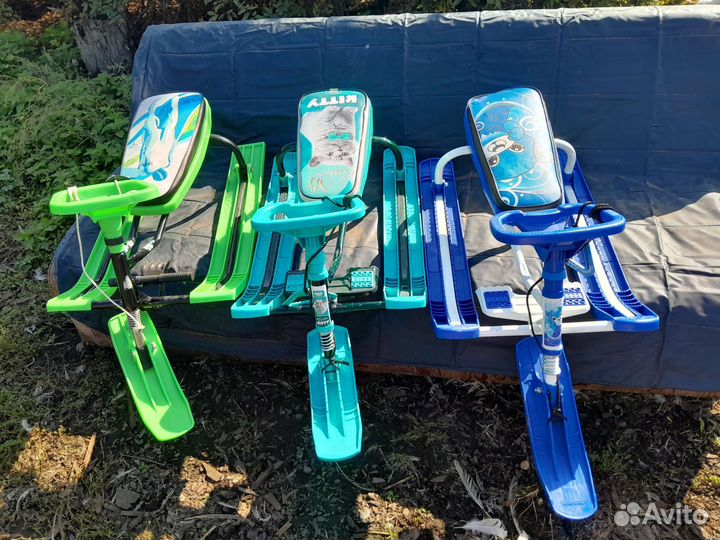 Новый снегокат, санки, аргамак