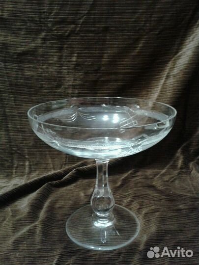 Ваза для фруктов хрусталь