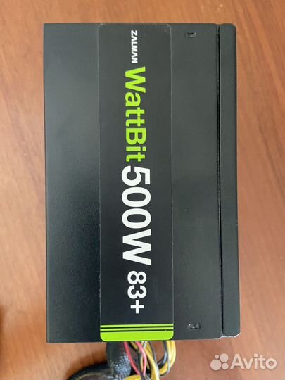 Блок питания zalman wattbit 500w 83+