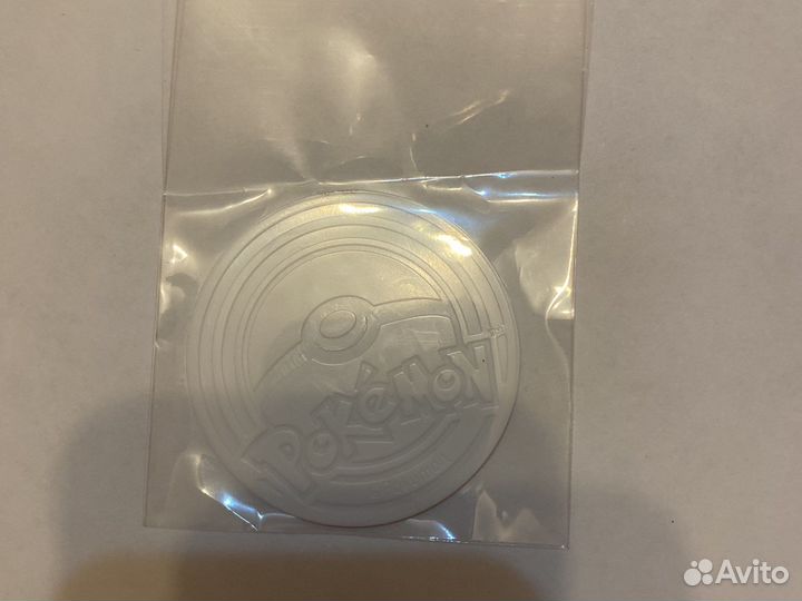 Монета(жетон) кки(TCG) Pokemon sparkly white