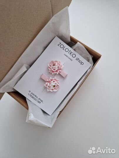 Заколочки ручной работы