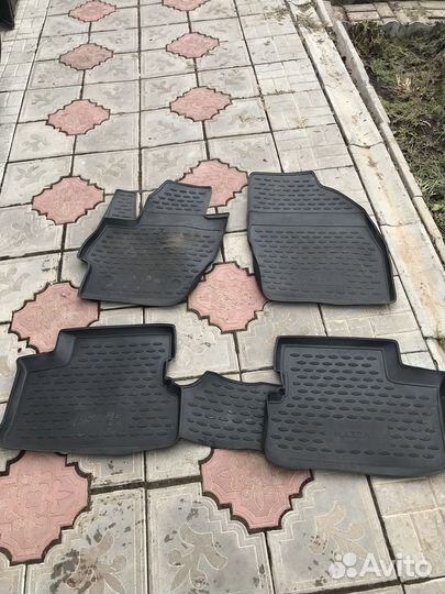 Резиновые коврики на mazda 3 bl