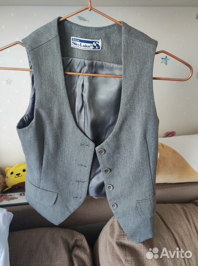 Юбка школьная +жилет школьный