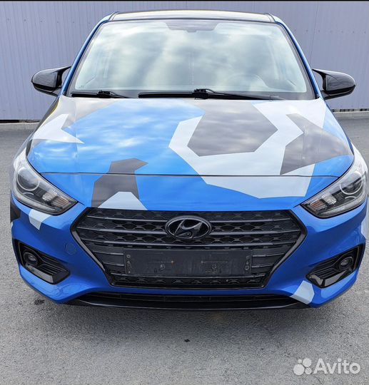 Накладка на зеркала Hyundai Solaris 2