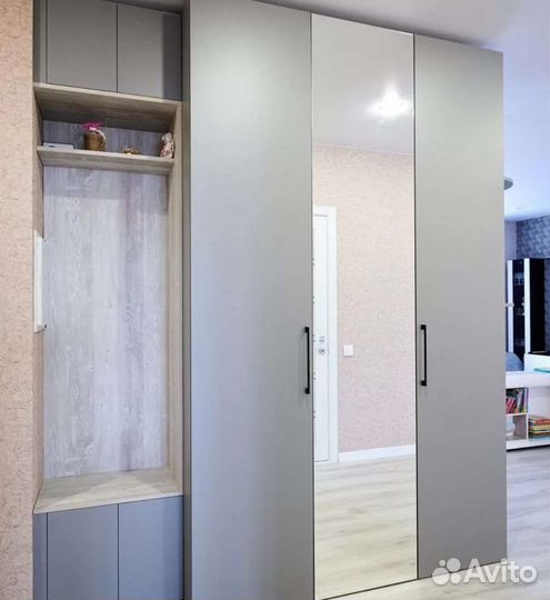 Прихожая до потолка с зеркалом Т1225