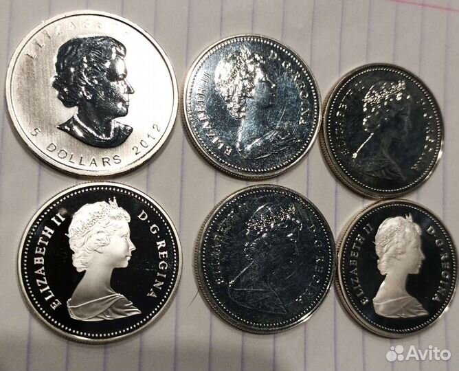 Монеты Канады серебро
