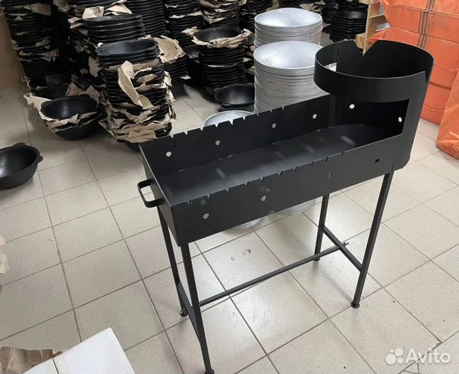 Мангал с печью под казан 8-12л в Черноморское