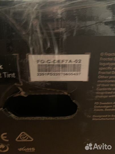 Корпус Fractal Design define 7 Black - TG