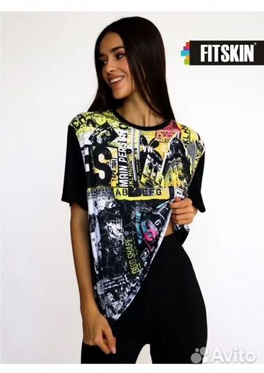 Футболка женская для фитнеса S