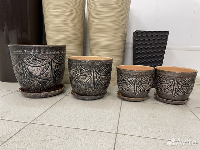 Горшки керамические Серебряный ручей