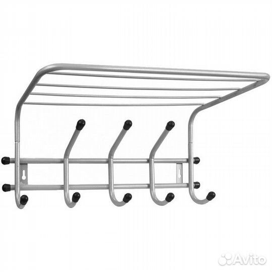 Вешалка настенная с полкой Комфорт 5 5 крючов цвет