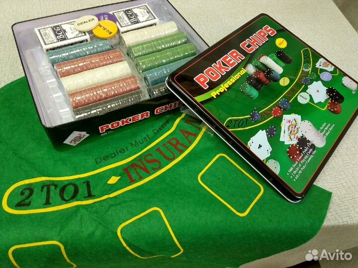 Набор для игры в покер в ассортименте