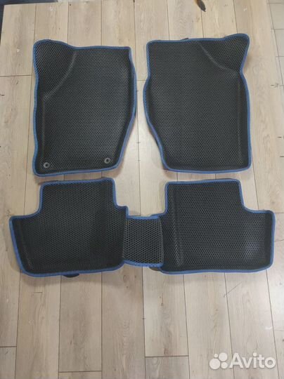 Автоковрики EVA Skoda Octavia А5 с бортом Ева