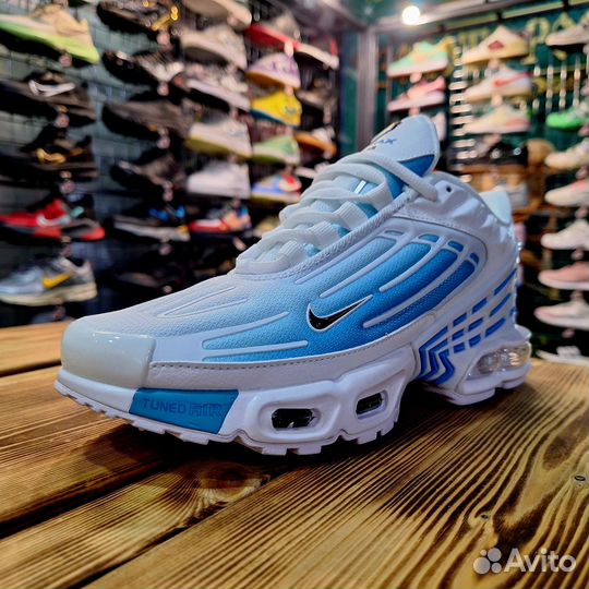 Кроссовки Nike Air Max Plus 3 White Aquamarine