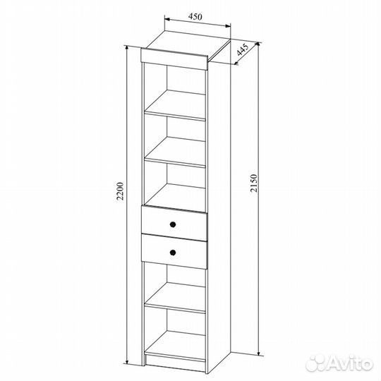 Стеллаж детский на Александровской 101/1