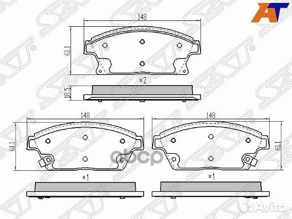 Колодки тормозные перед chevrolet cruze /aveo 0