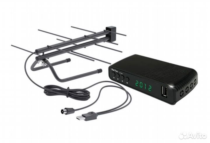 Комплект цифрового телевидения на 1 тв с комнатной