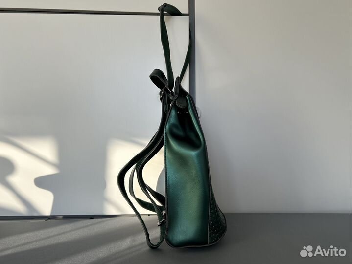 Cумка-рюкзак А4 кожа