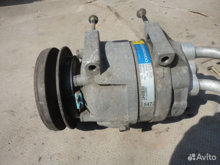 Компрессор кондиционера daewoo nexia